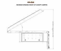 Alucab Extra Cab Canopy Camper Deluxe Unit – Black