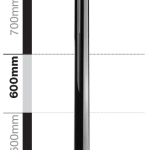 Heavy Duty Fibreglass Raydome Antenna – BLACK (3.0 dBi Gain)