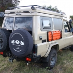 Alucab Roof Conversion Kit to suit Toyota Land Cruiser78 – Sandy Taupe