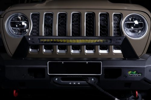 Raid Full Length Steel Bumper Bull Bar to suit Jeep Gladiator JT 4/2019 onwards and Jeep Wrangler JL 2018 onwards