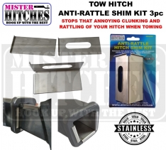 Anti-Rattle Hitch Shim Kit 3PC Stainless Steel – Mister Hitches