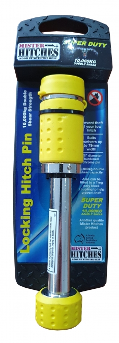 Hitch Pin Lock 5/8′ / 16mm Hole Yellow – Mister Hitches