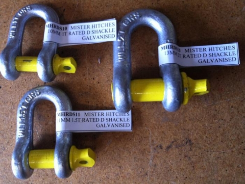 D-Shackle 11mm x 13mm 1.5T Stamped and Rated – Mister Hitches