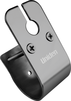 Uniden – 50mm Glossy Stainless Steel Bull Bar Mount with Cable Slot