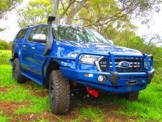 Deluxe Commercial Bull Bar to suit Ford Ranger PXII PXIII/Everest (With parking sensor provisions Without Tech Pack)