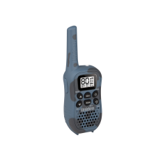 80 Channel UHF CB Handheld Radio (Walkie-Talkie) with Kid Zone – Blue Camouflage Twin Pack